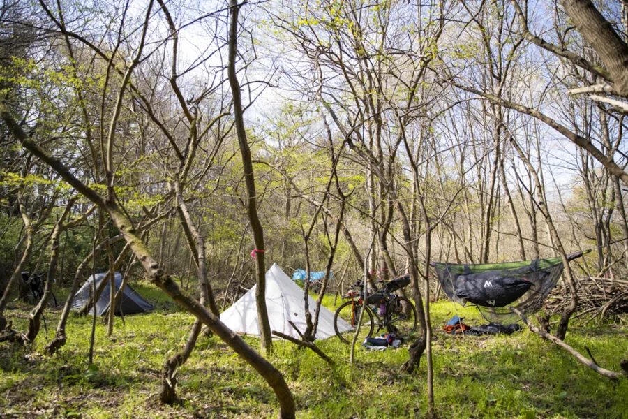 Sakura Bushcraft Fieldのエリアマップ 掲載画像
